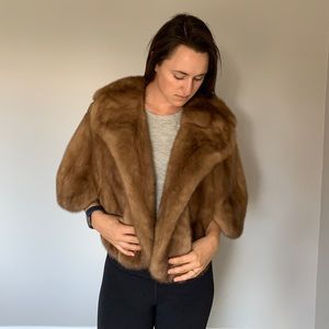 Vintage Pogue’s Mink Stole / Cape / Coat